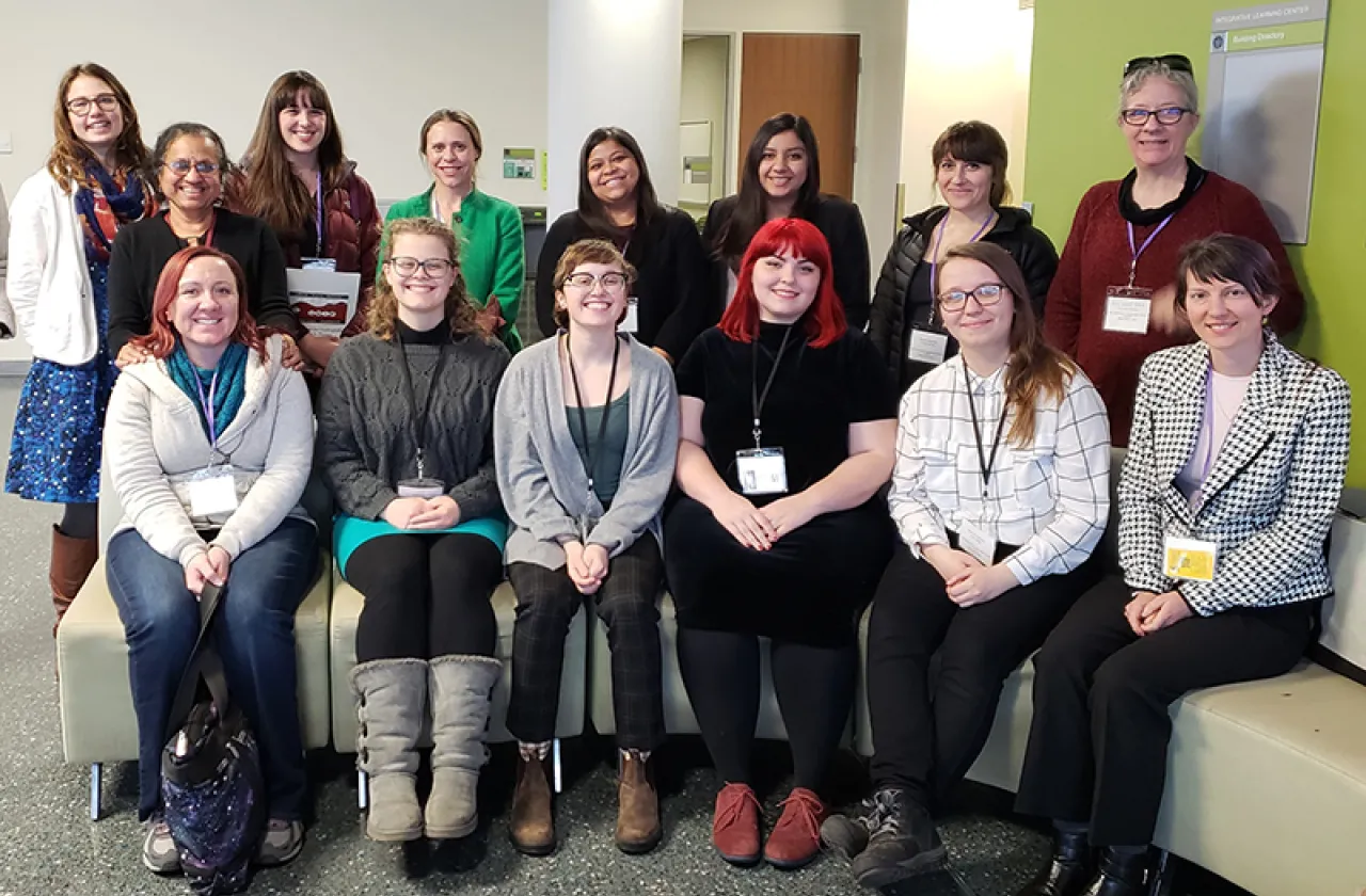 Students, faculty and alumnae at the APS Conference for Undergraduate Women in Physics