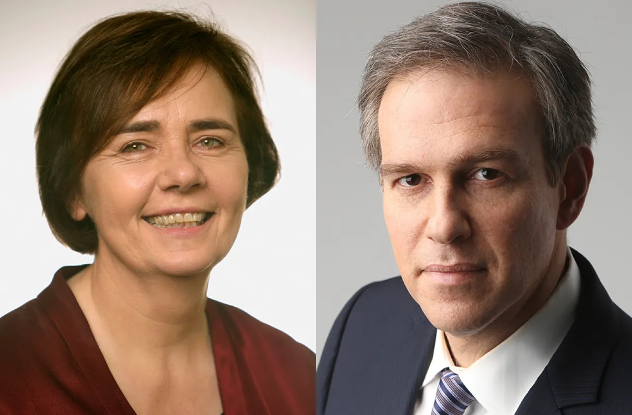 Gail Collins and Bret Stephens
