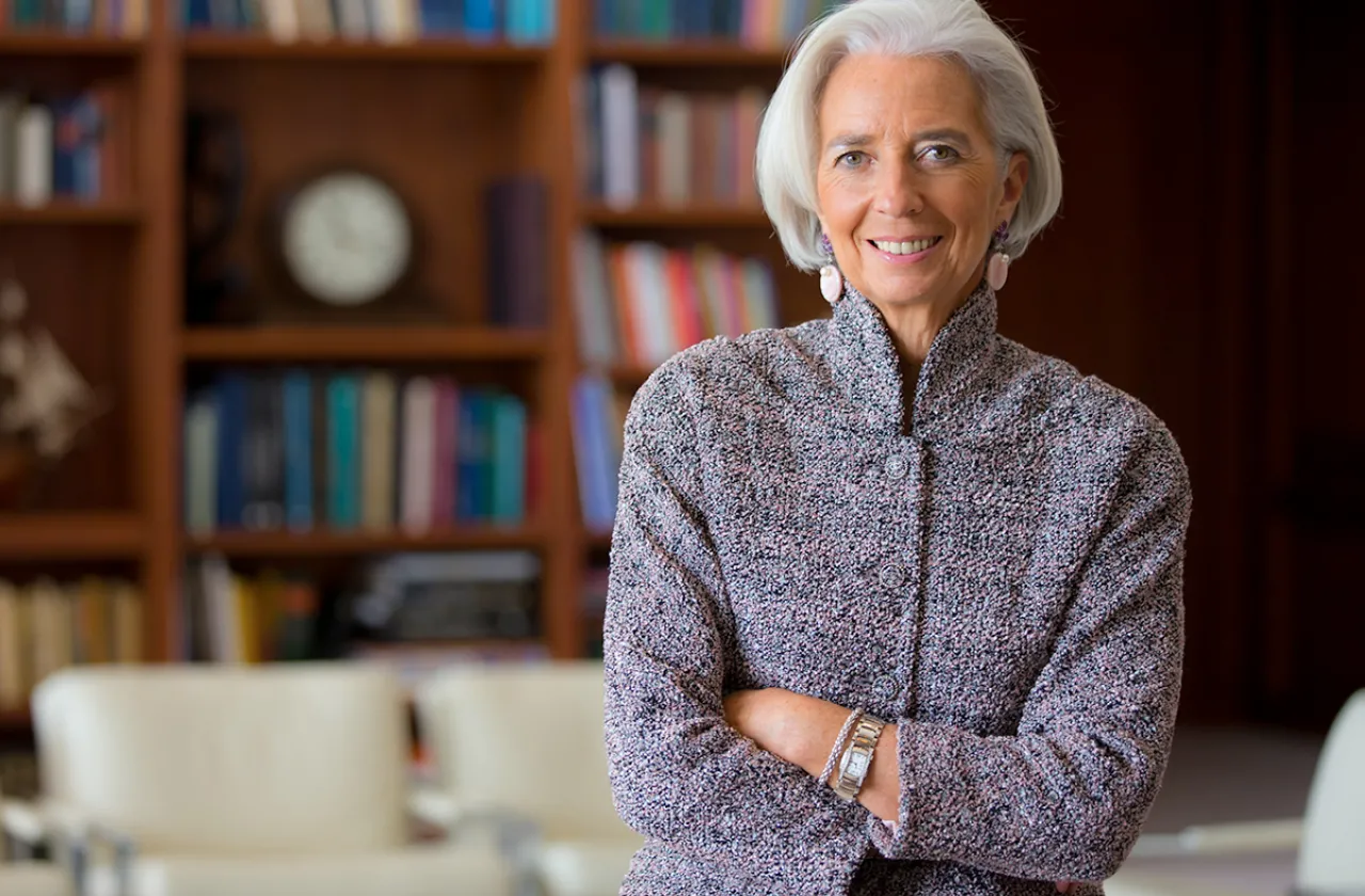 Christine Lagarde portrait