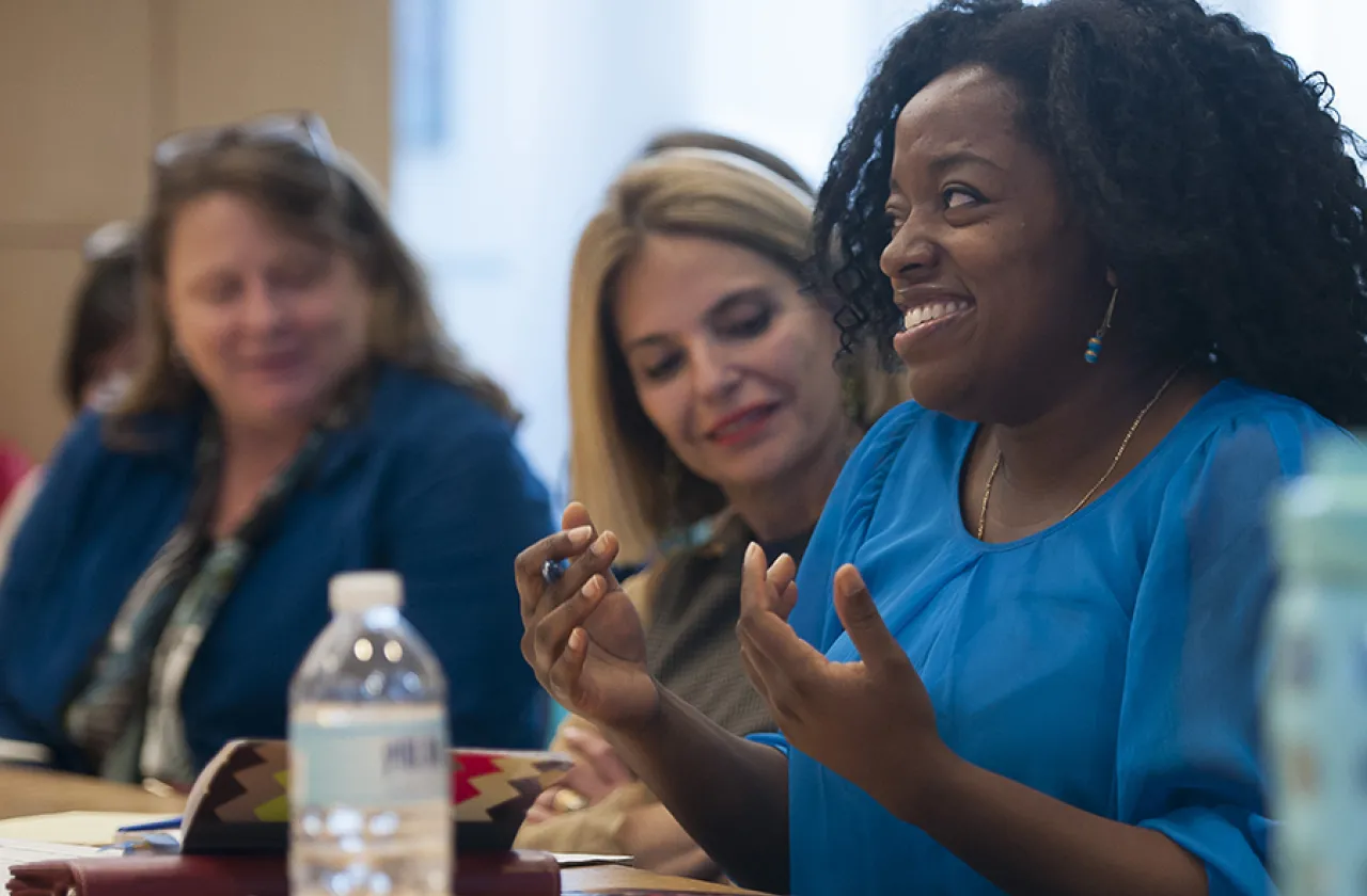 Zaza Kabayadondo (right) is co-director of the Design Thinking Initiative, part of Smith's ongoing efforts to reimagine the liberal arts.