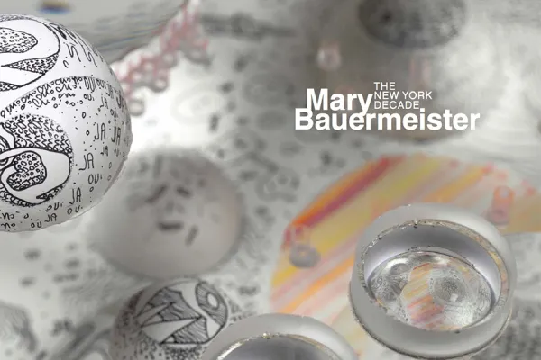 Mary Bauermeister, German, born 1934 , #175 The Great Society (detail), 1969, painted wood, glass, optical lenses and ink. Mead Art Museum, Amherst College, Bequest of Richard S. Zeiseler (Class of 1937).