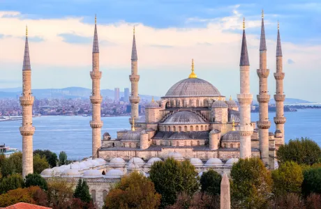 Grand buildings in Istanbul