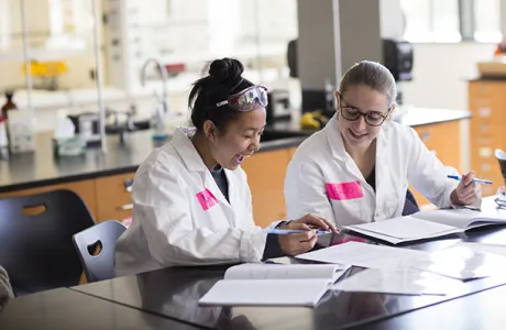 Smith science students