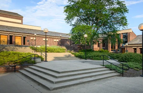 Exterior of the Mendenhall Center for the Performing Arts