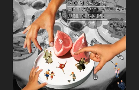 Digital image "Don't Play With Your Food" by Wren Gilbert '21