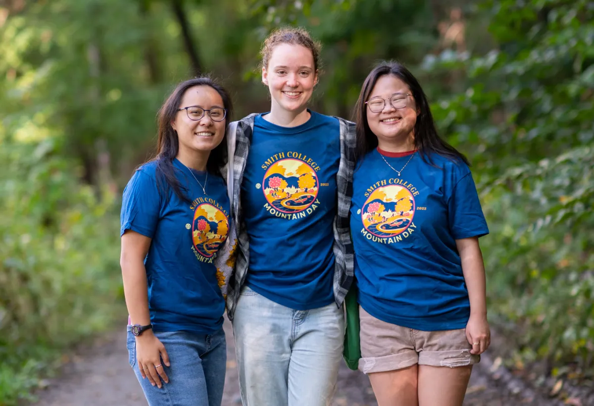 Students on Mountain Day 2023