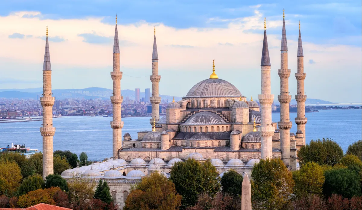 Grand buildings in Istanbul