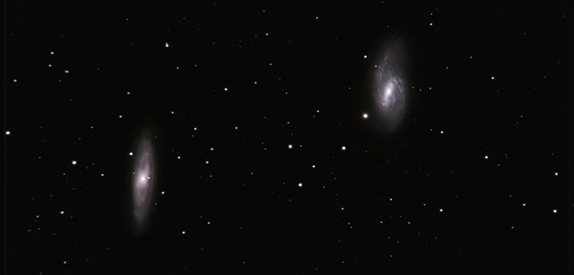 M65&66: Filters: V, R, I, C. Total Exposure Time: 92 mins