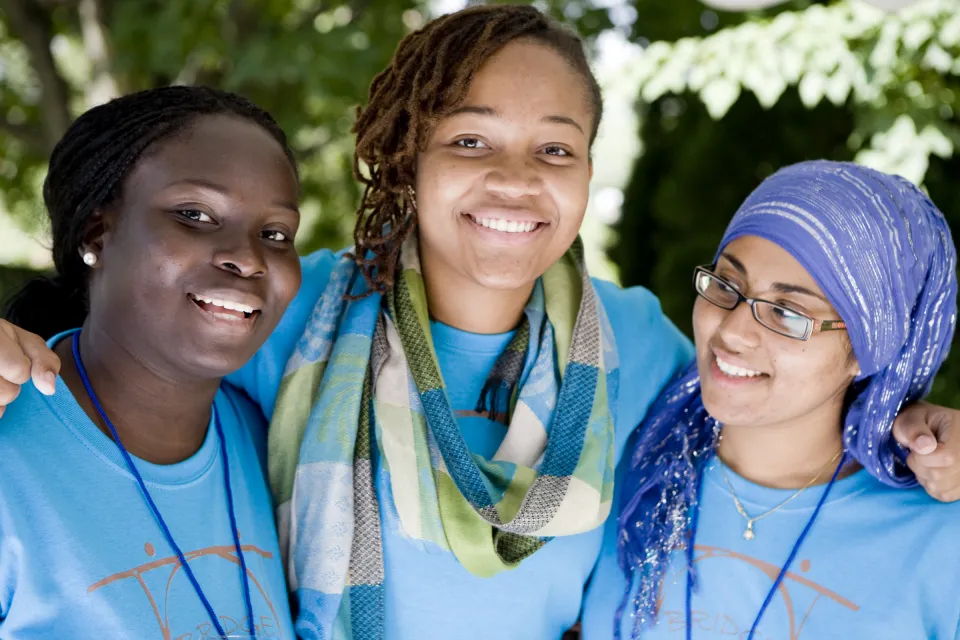 A few of the Bridge leaders gather for a photo during the program